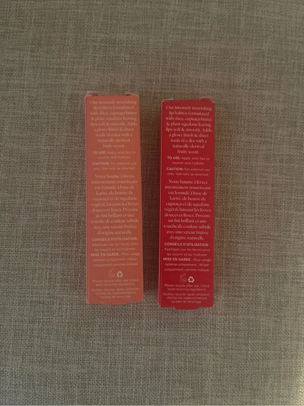 NWT Set of 2 Naturium Phyto-Glow Lip Balm - Strawberry & Watermelon